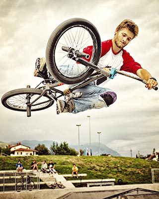 Acrobatie à VTT - Velo&Co salon du vélo à Dijon